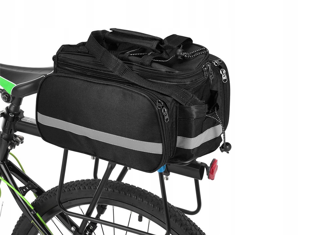 Torba rowerowa sakwa na rower bagażnik duża kufer Liczba komór 3