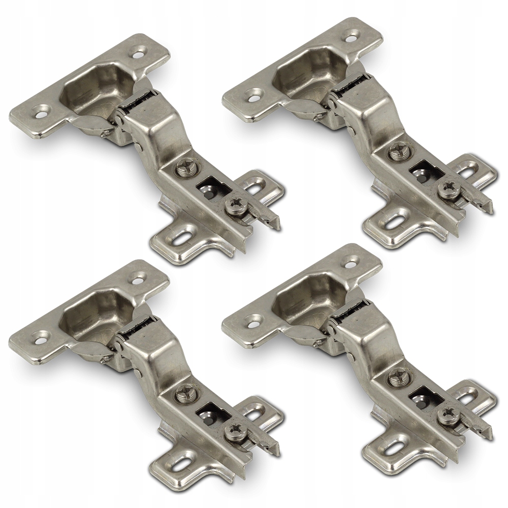 

4 x Zawias Meblowy Kątowy Wewn. Z Prowad. 10%