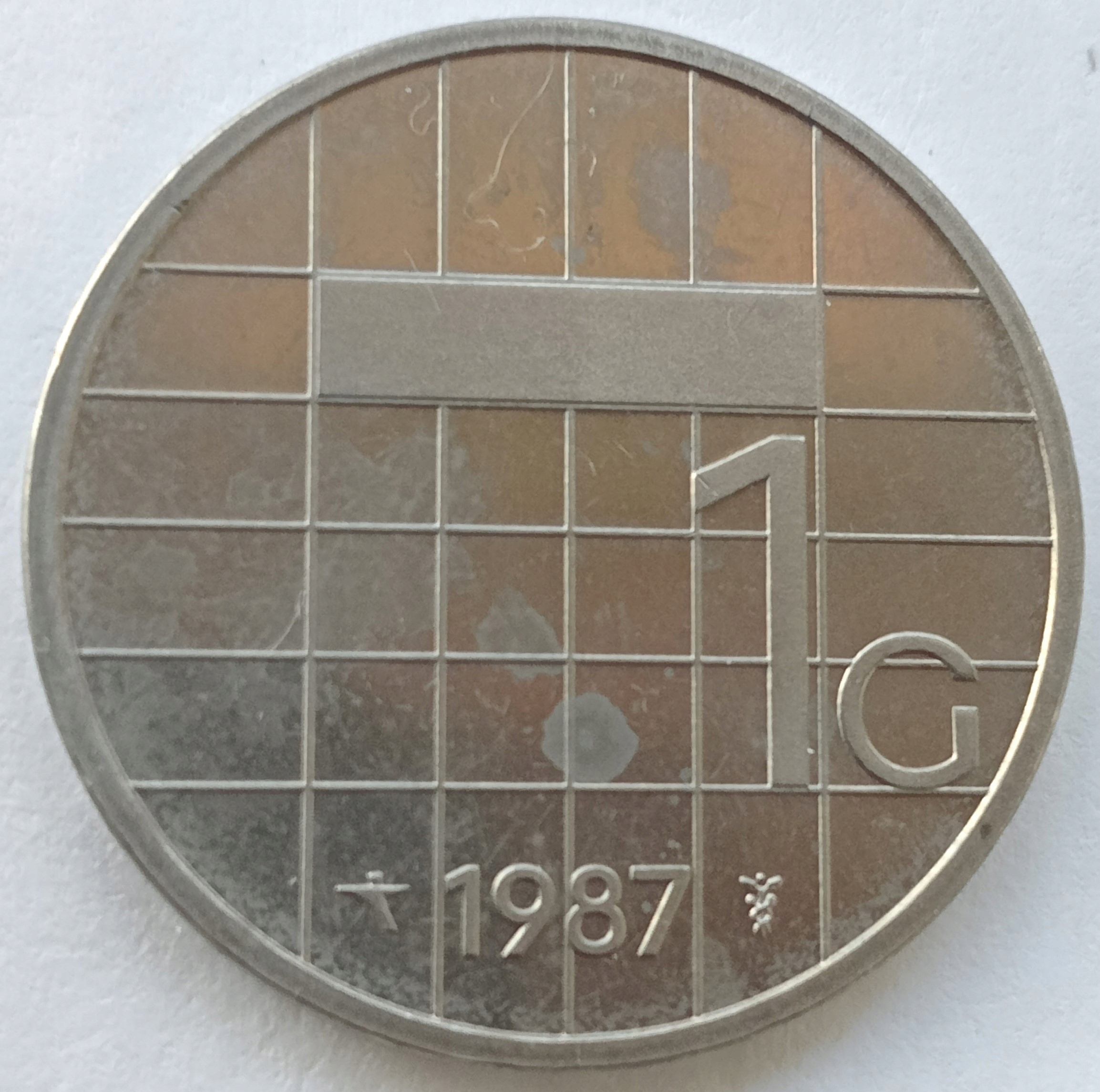 Holandia 1 Gulden 1987 Mennicza (UNC)