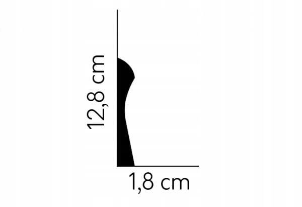 QS003P Mardom Listwa Przypodłogowa Lakierowana Marka Mardom decor