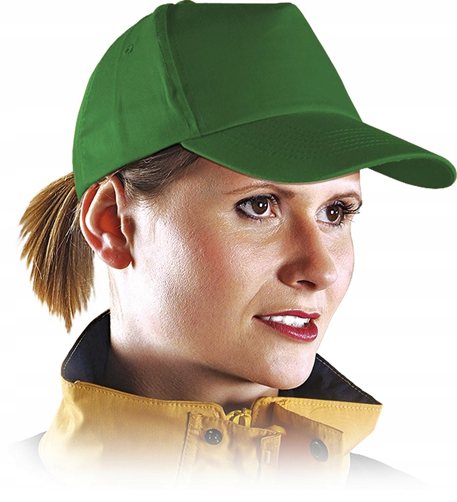 CZAPKA CZAPECZKA Z DASZKIEM REGULOWANA ZIELONA