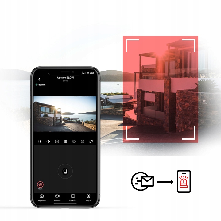 Kamera BLOW 4G LTE H-343 3MP PTZ interkom IP66 Model H-343