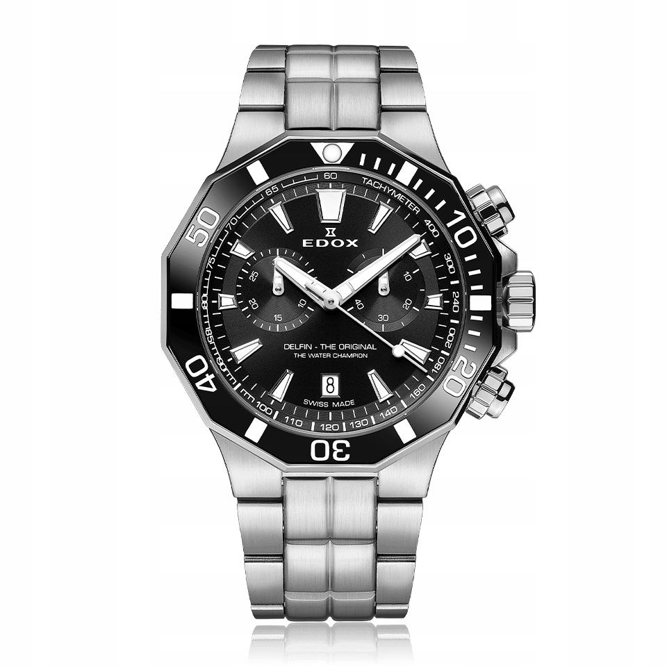 Edox Delfín The Original Chrono 10112-3NM-NIN 43 mm 20ATM