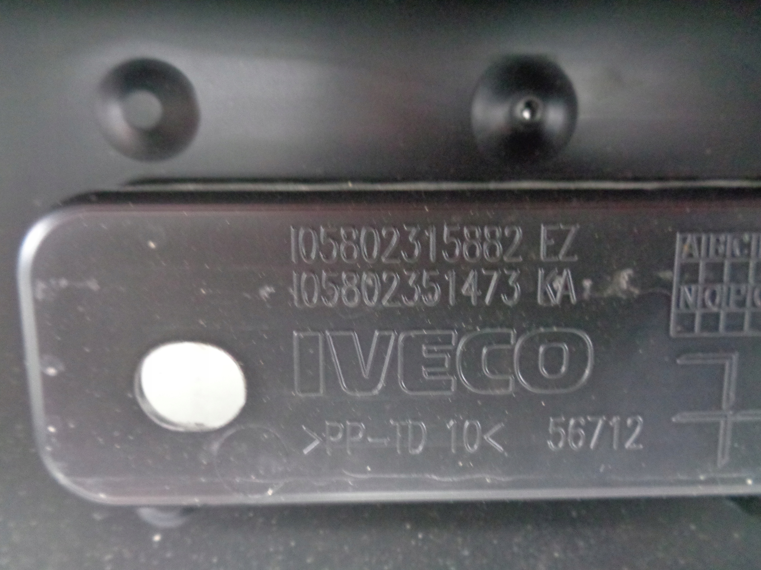 front bumper grid IVECO DAILY 19- LIFT