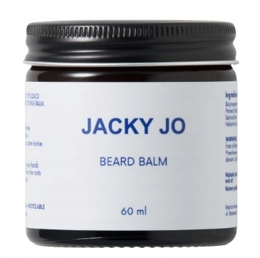 Wegański balsam do brody JACKY JO z woskiem caruba 60 ml Lawendowy