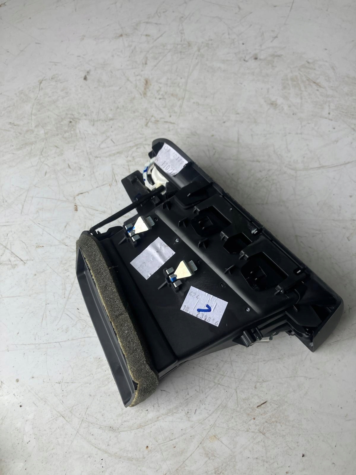 grid air conditioning devices right CITROEN C4 PICASSO II PIANO BLACK