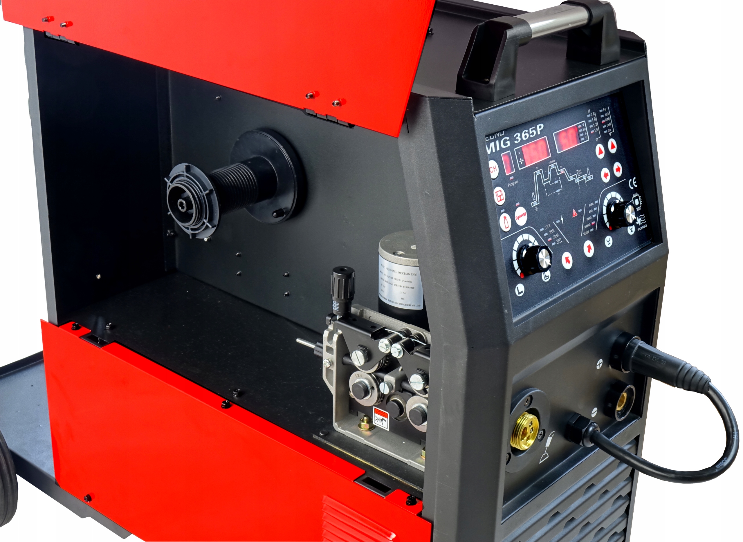 PÓŁAUTOMAT SPAWALNICZY IDEAL 350A SPOT PULSE EURO Moc pobierana 14.2 kVA