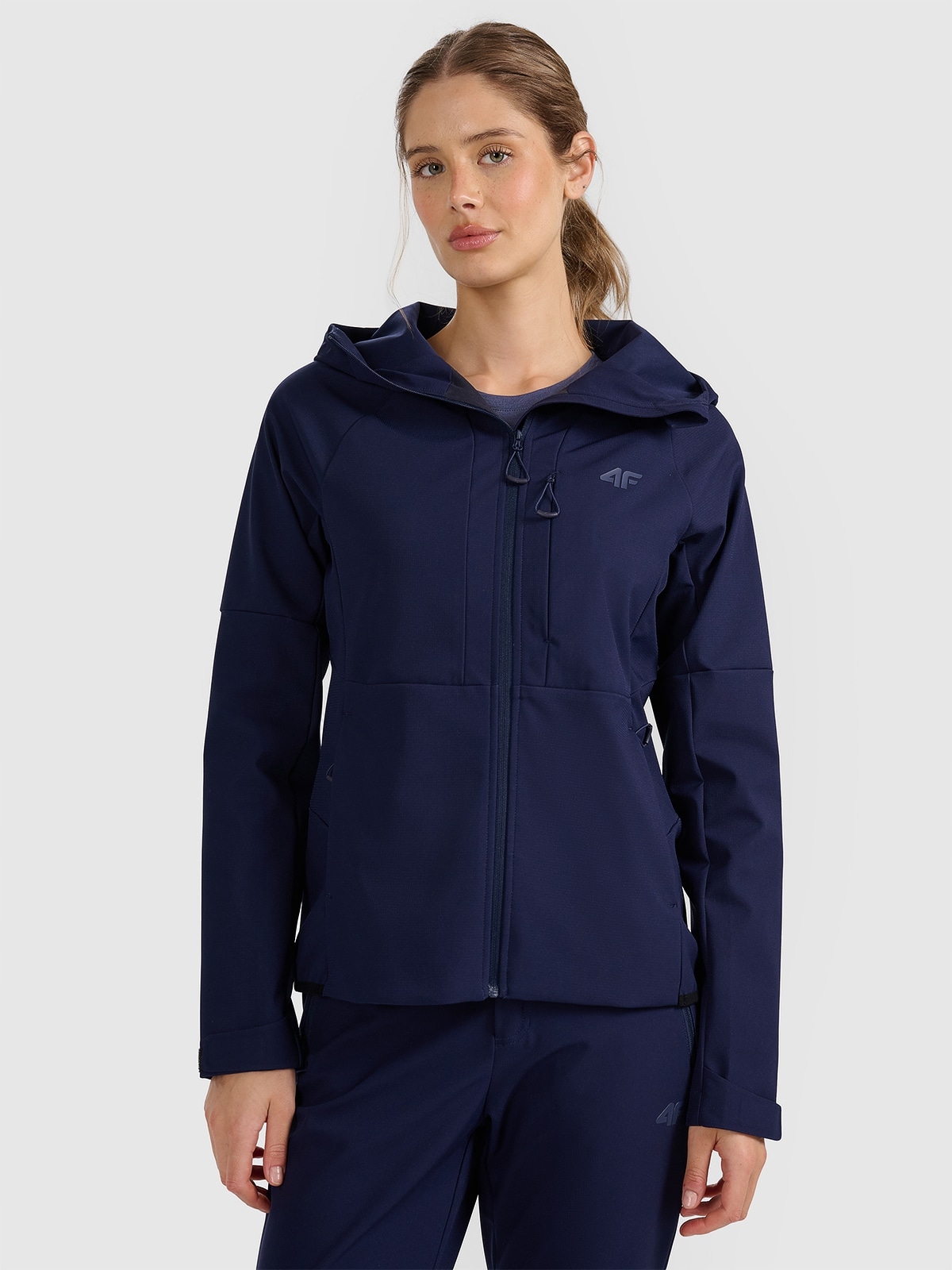 4F Dámská přechodová bunda tmavě modrá Xs