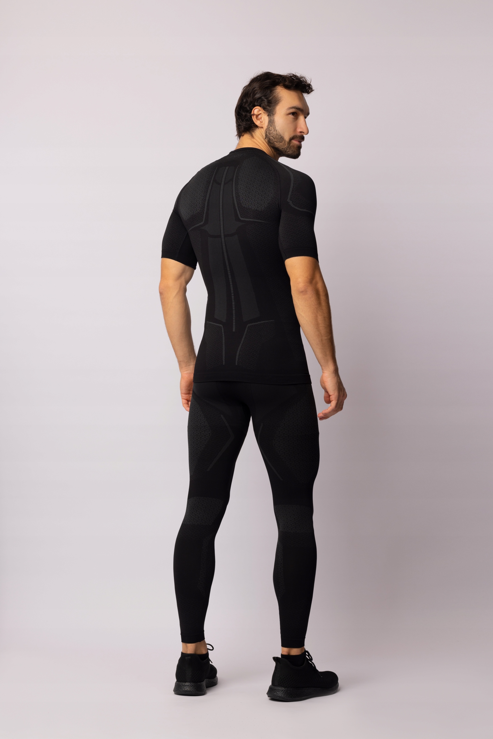 SPAIO RACE Motocyklowe Legginsy termoaktywne ADRENALINE r. L czarno szare Rozmiar L