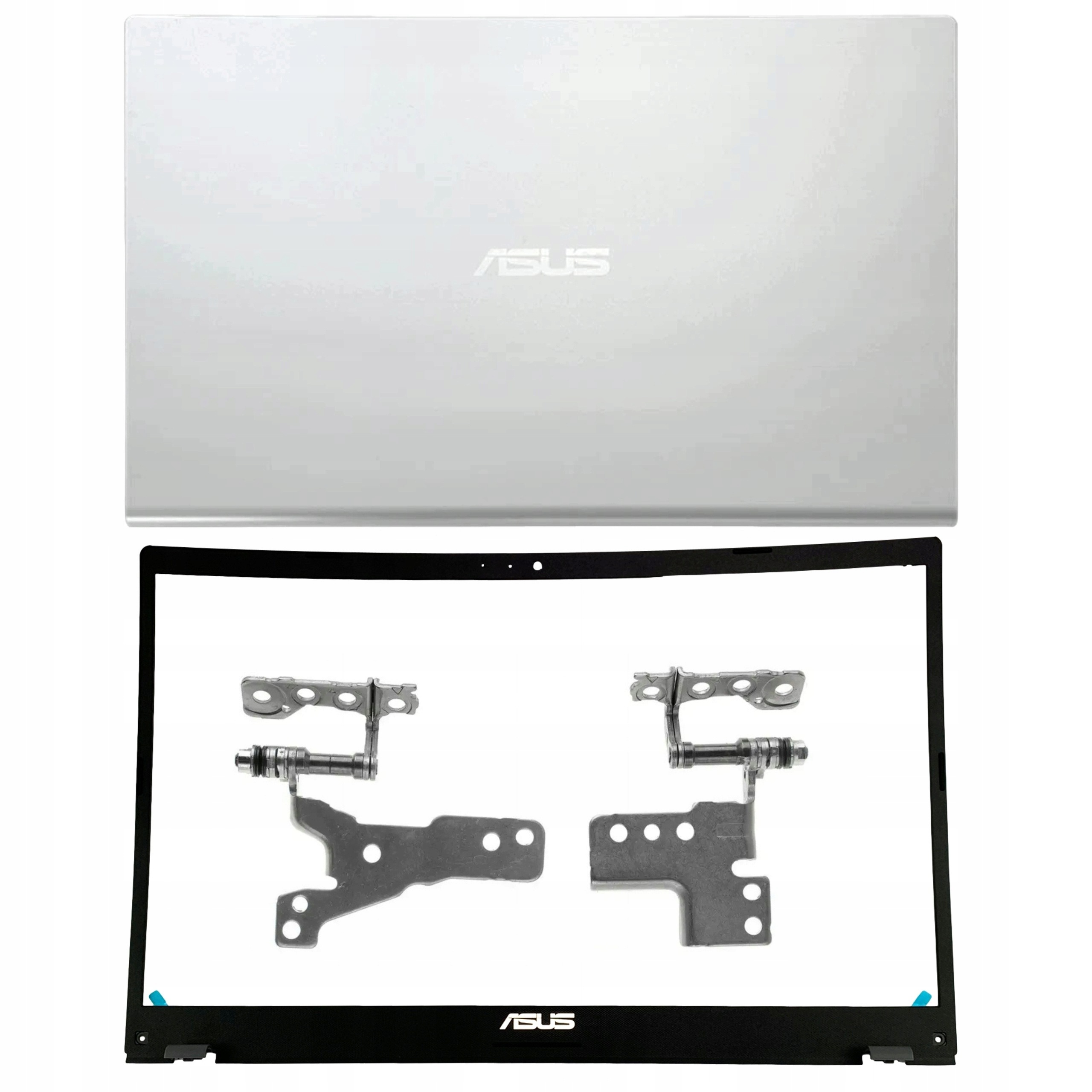 Klapka+rámeček+závěsy Asus X509 X509DA X509FA F509 X515 Stříbrný Originál