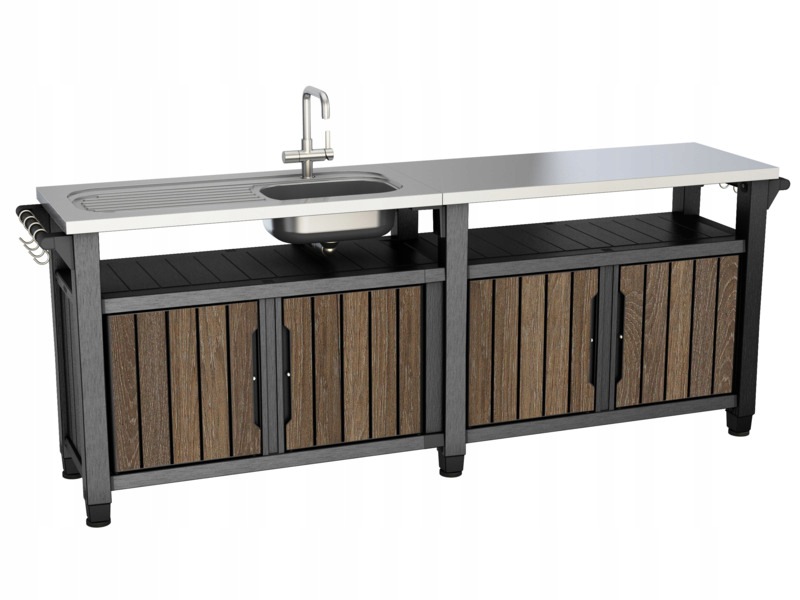 Barek ogrodowy Keter Unity chef 415l Orzech