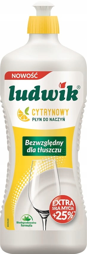 

Ludwik Płyn do Mycia Naczyń Cytrynowy 900ml