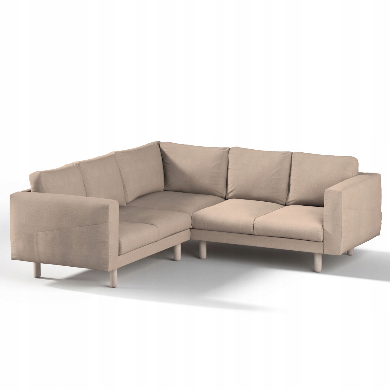 Dekoria potah na rohovou pohovku Norsborg pro 4 osoby Ikea šedý