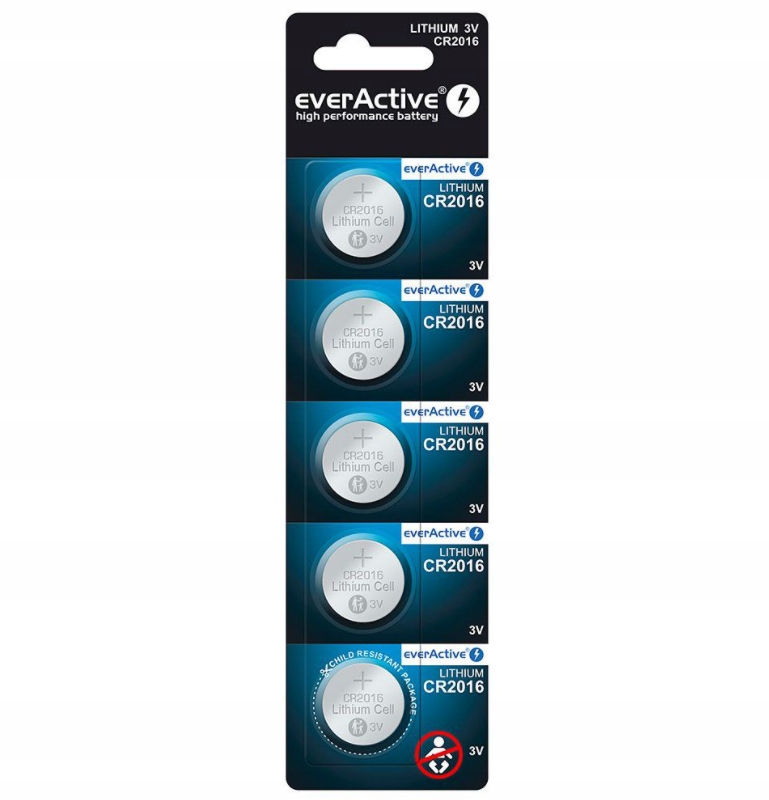 

Everactive Baterie litowe CR2016
