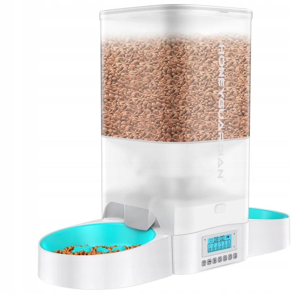 Automat na krmení pro kočky HoneyGuaridan se 2 miskami