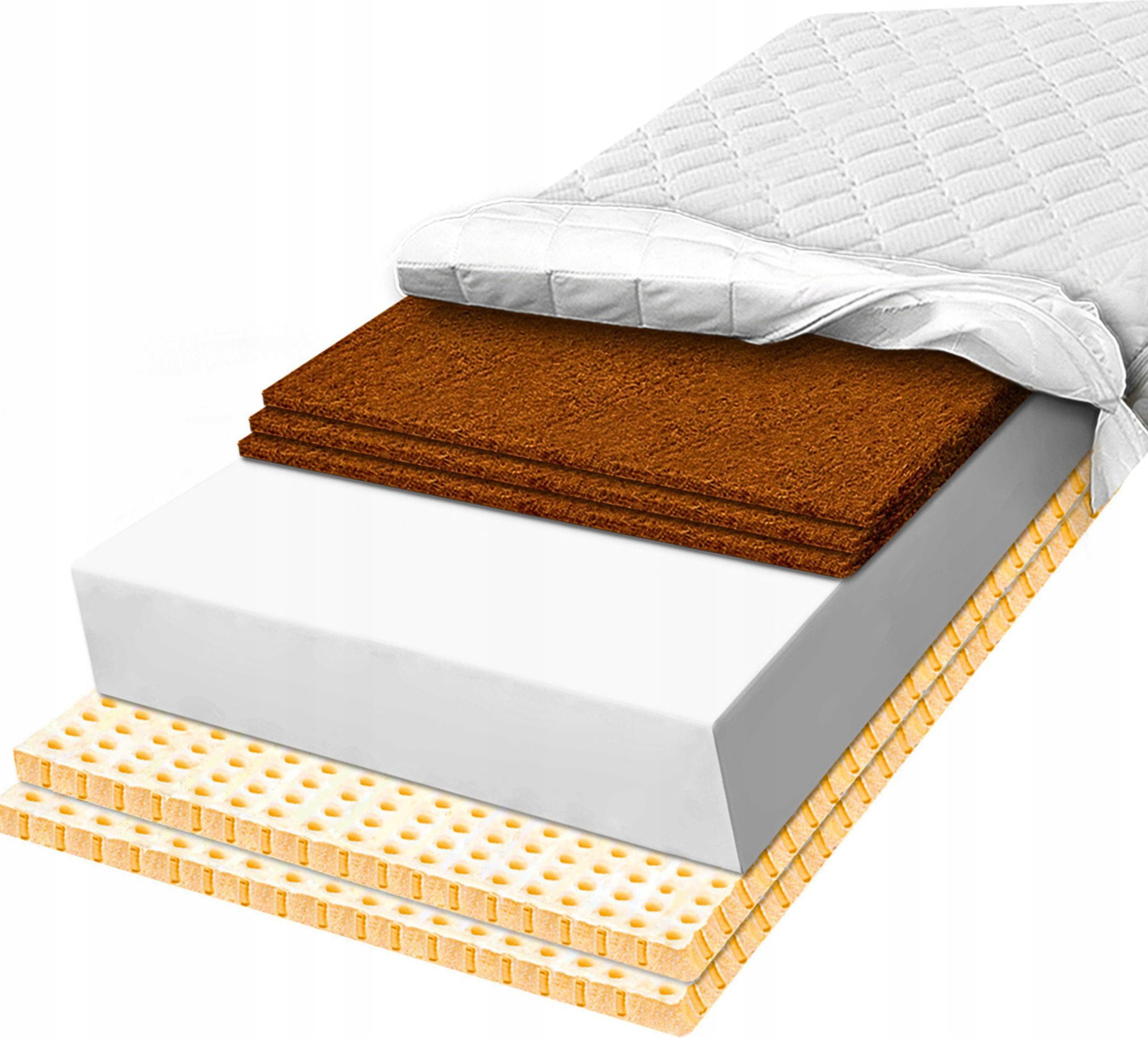 Matrace 90x170 kokosová 6cm latexová exkluzivní 2 9 Cm měkká pružinová H1