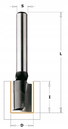 Cmt 174.220.11 Fréza Hm D=22 I=20 L=70 S=8