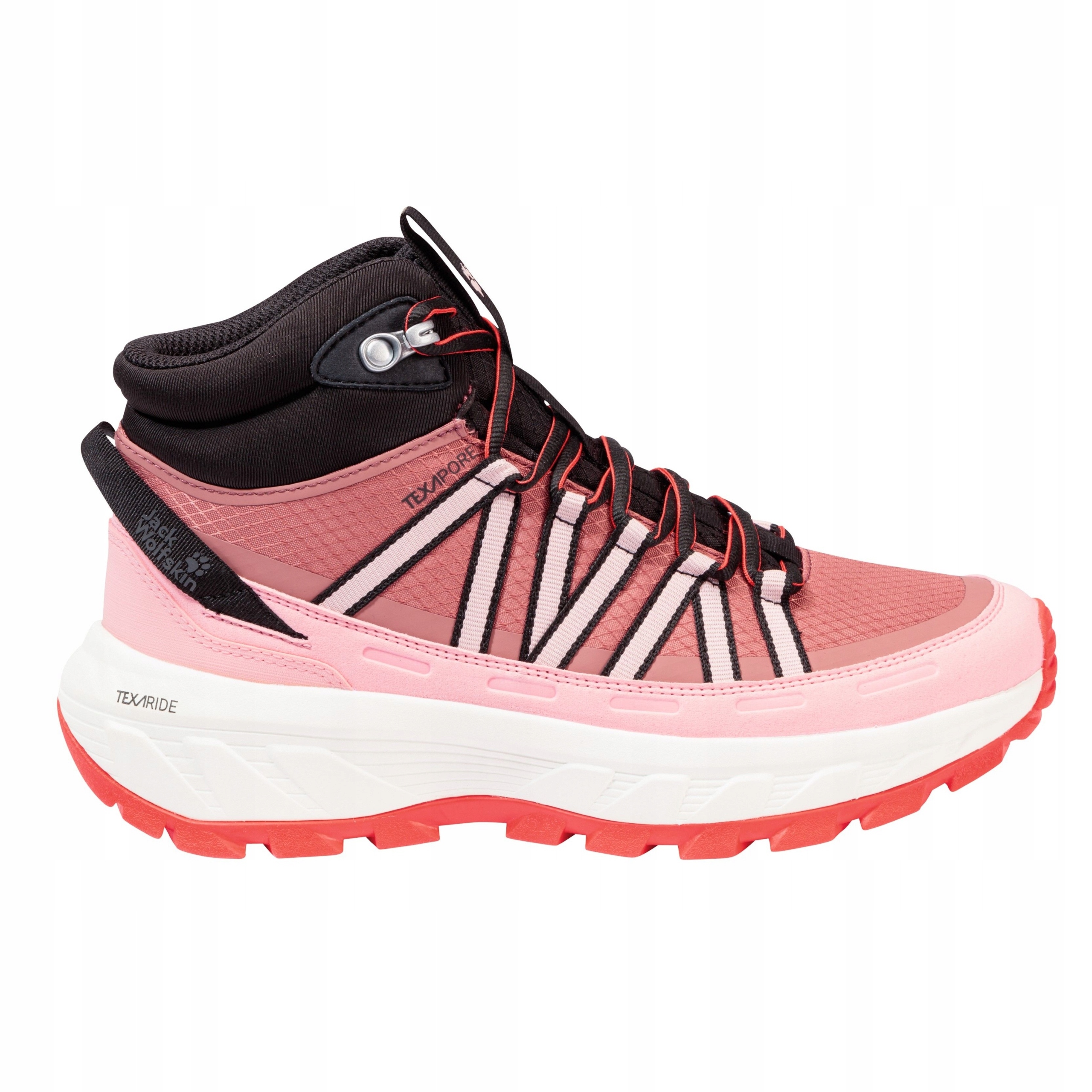 Damskie buty trekkingowe Jack Wolfskin Wild Hike Texapore MID rosegarden 39