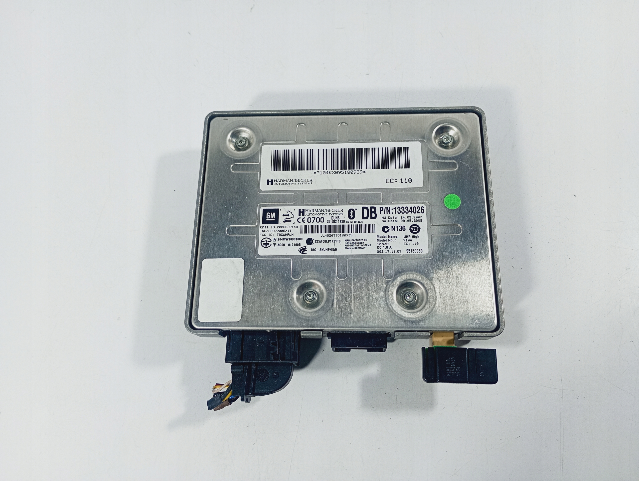 module control unit BLUETOOTH OE 13334026 Opel Insignia A 08-15