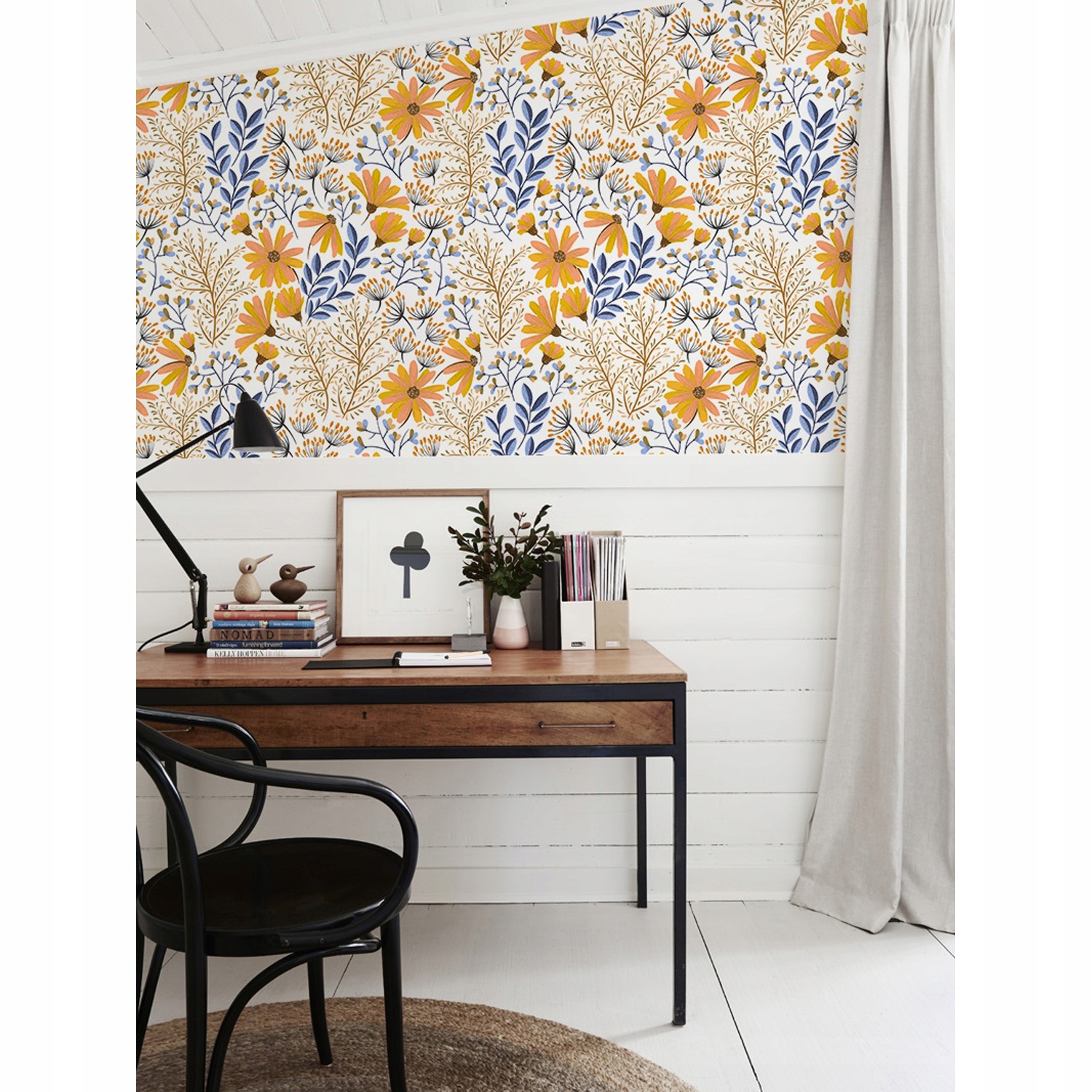 

Fototapeta ścienna Akwarelowe kwiaty boho 250x104