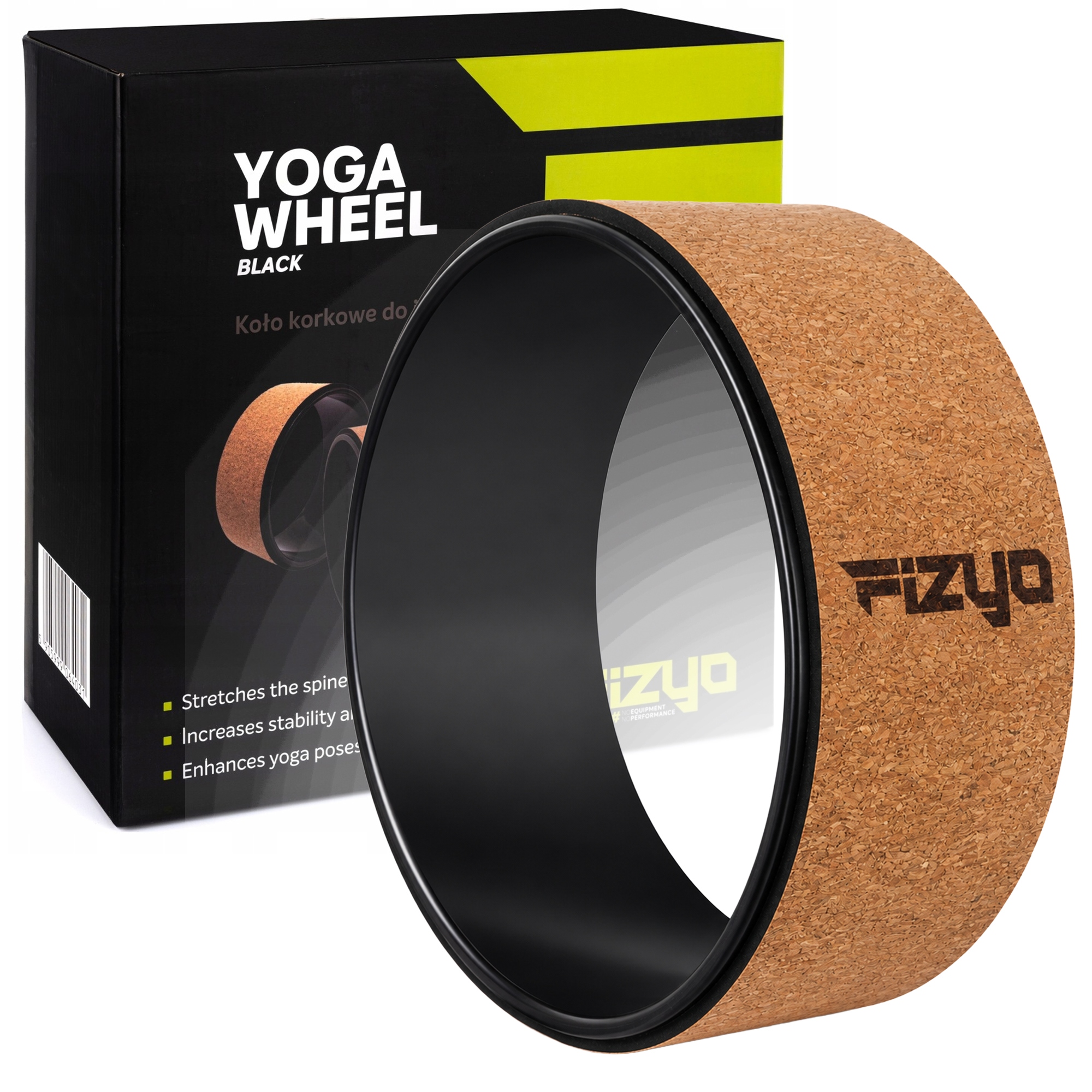 Obręcz Korkowa Kółko Ring Do Pilatesu Jogi Ćwiczeń 33cm Fizyo Pierścień