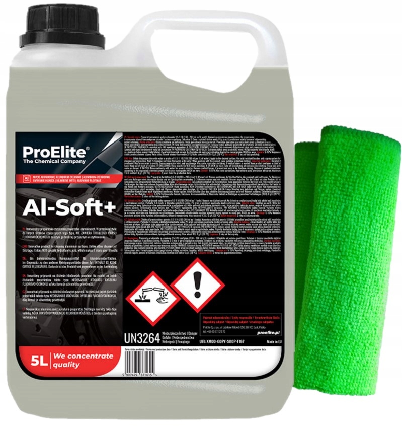 Очистка и мойка алюминия-Al-Soft + 5L