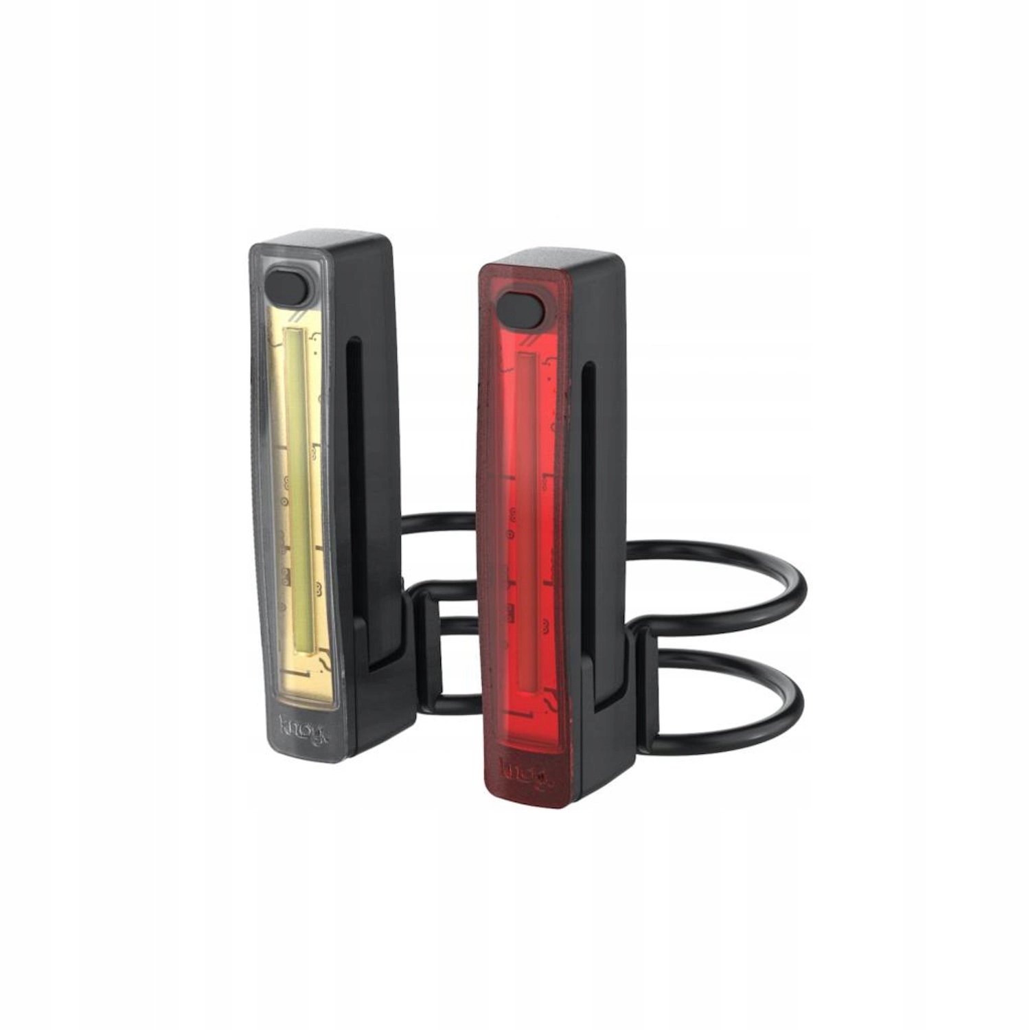 Zestaw lampek rowerowych Knog Plus Twinpack black
