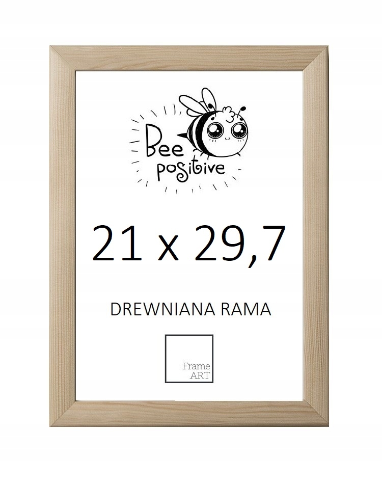 

Rama Drewniana 21x30 Puzzle 21x30 Plakat A4