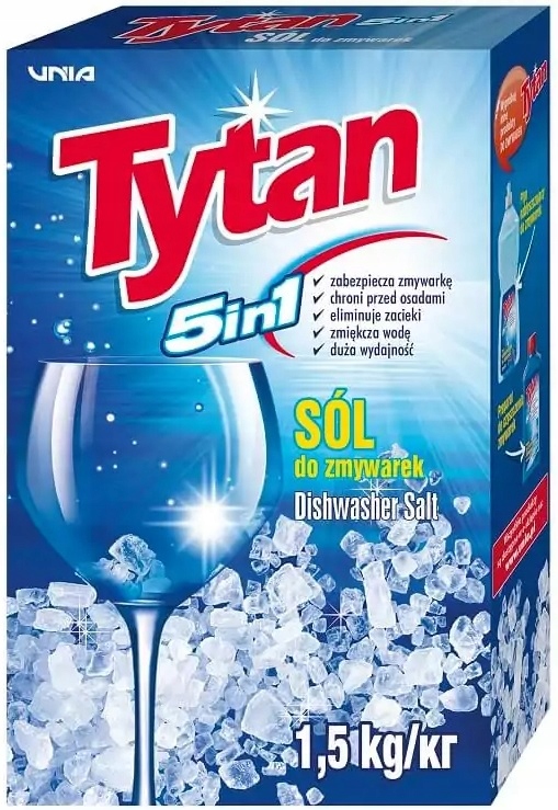 

Tytan Sól Ochronna Do Zmywarek 5w1 1,5kg