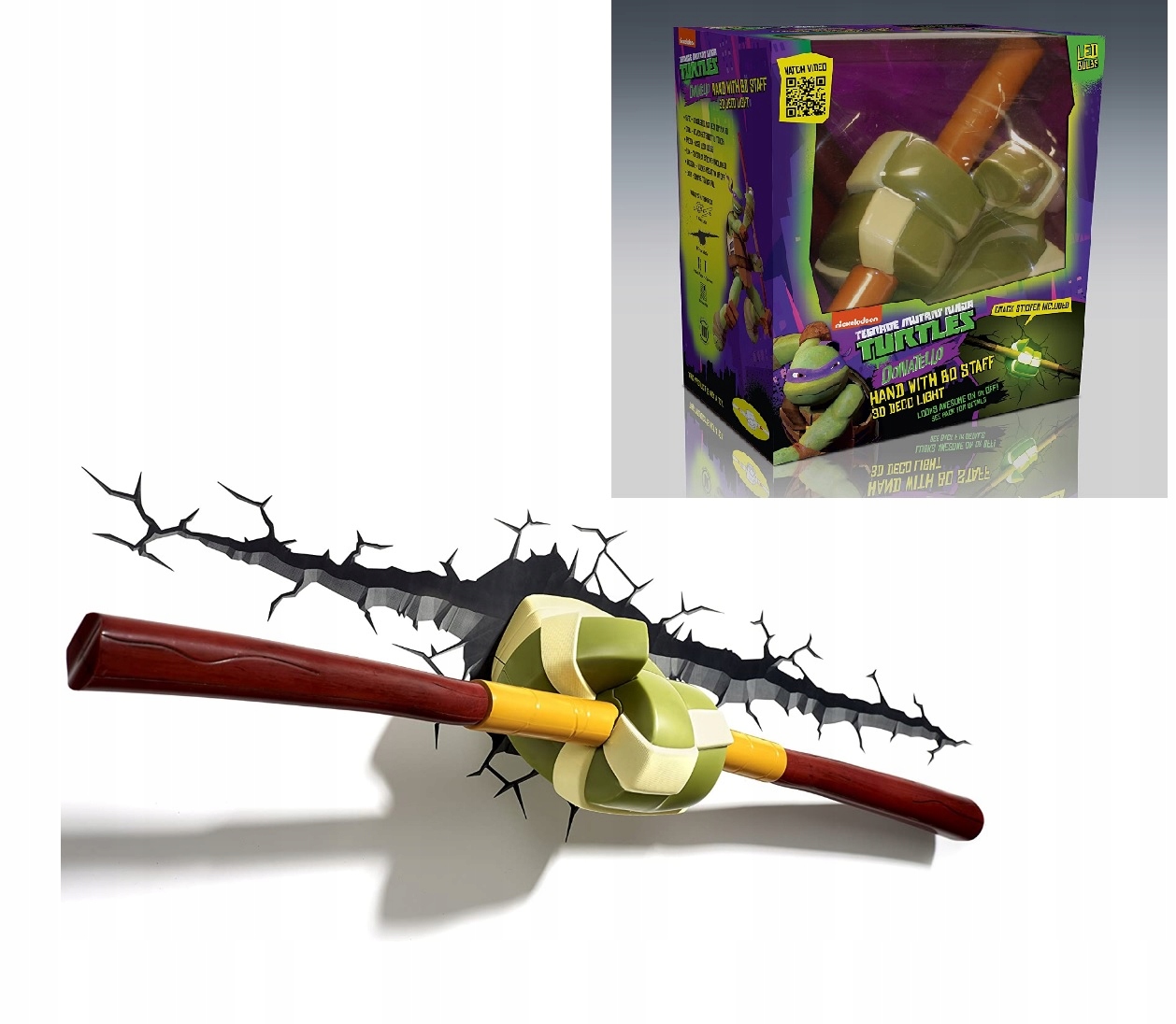 

Lampka Dekoracyjna 3D Donatello Żółwie Ninja