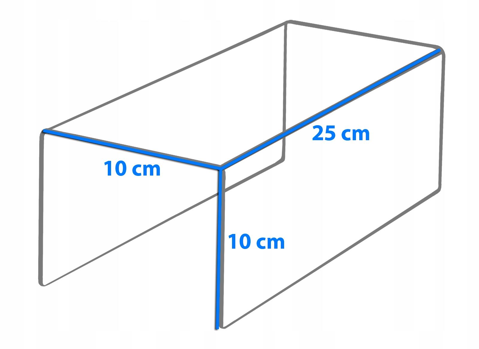 

Stojak Podstawka Ekspozytor Stopień Plexi 25/10 cm