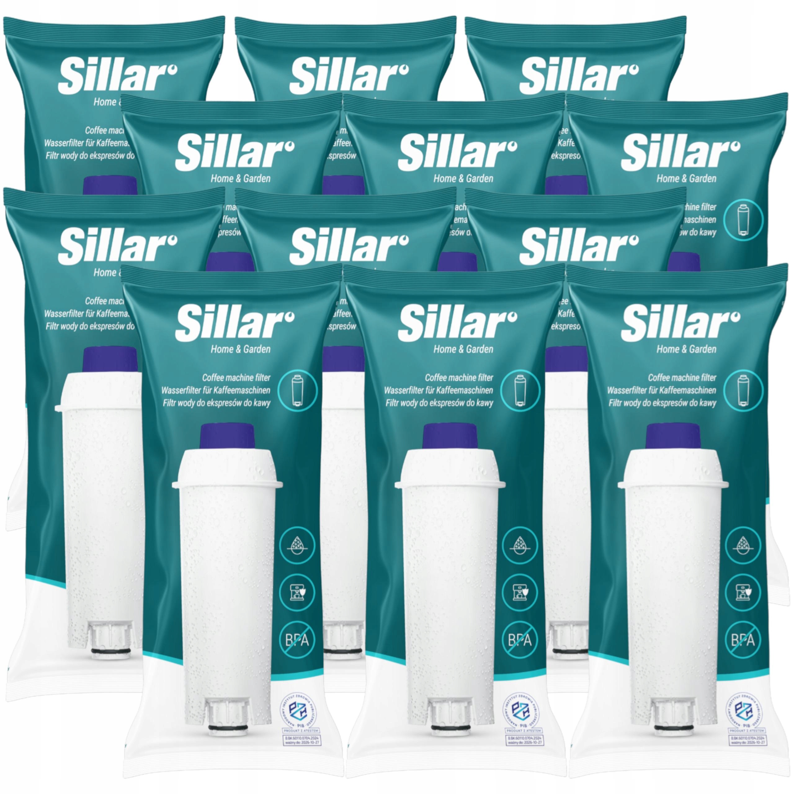 Náhradní filtr do kávovaru Delonghi – náplň Sillar – 12 kusů