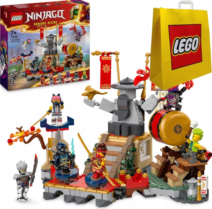 Lego Ninjago 71818 Turnajová Aréna lego taška