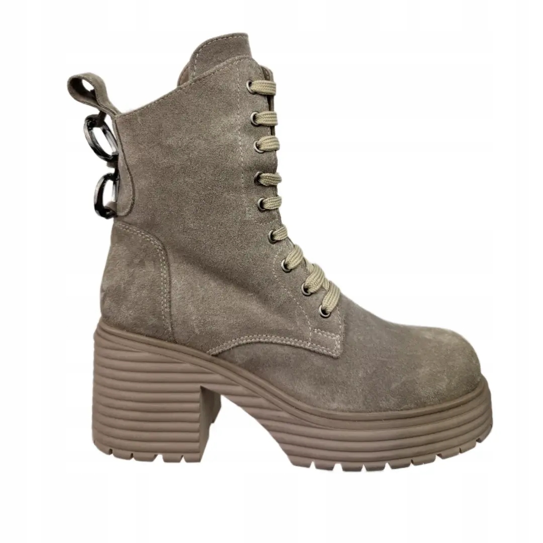 Dámské kotníkové boty Boccato 452.7500 taupe 39, Taupe