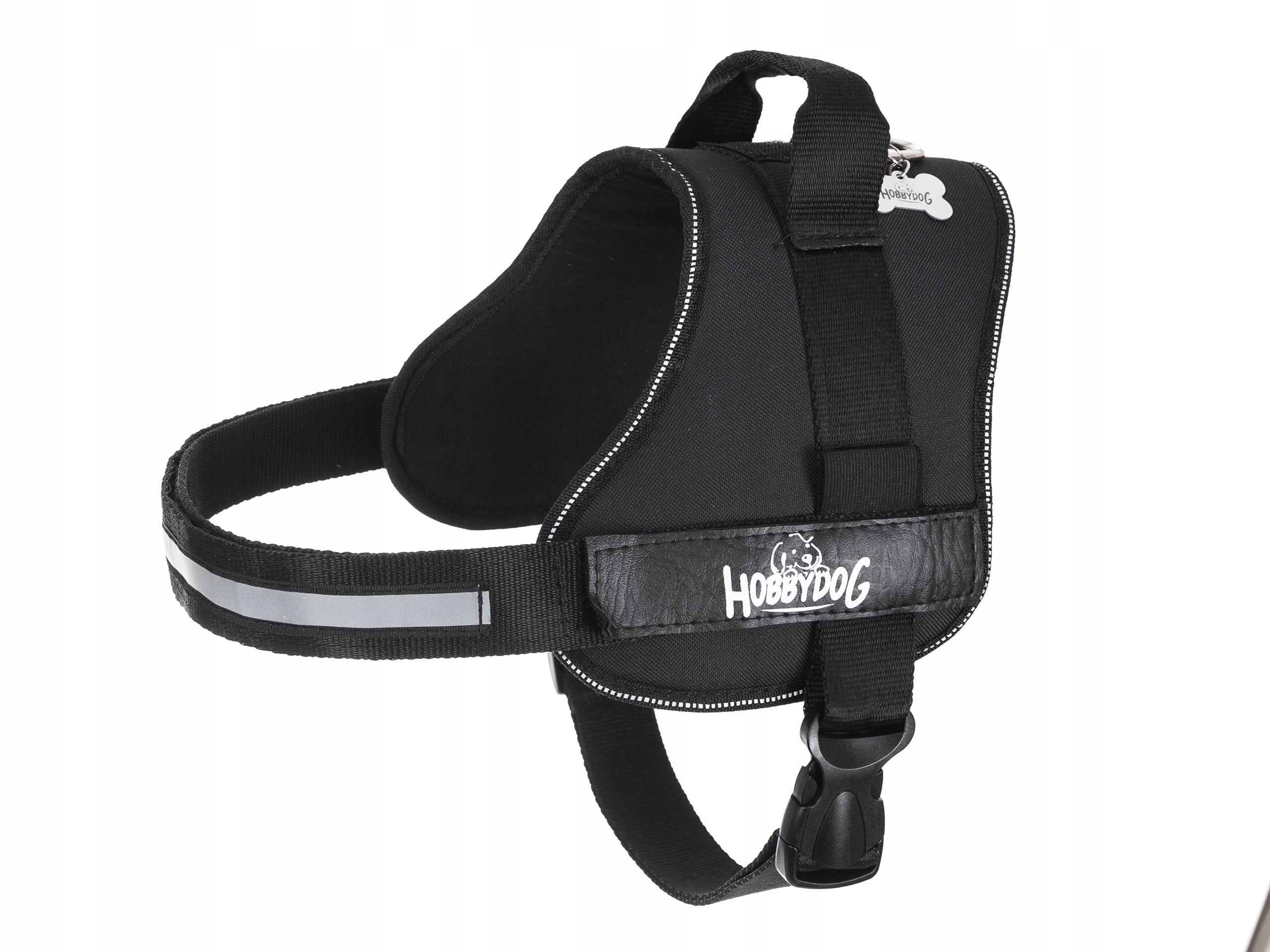 Beztlakové postroje pro psa, reflexní, L 48-60 cm