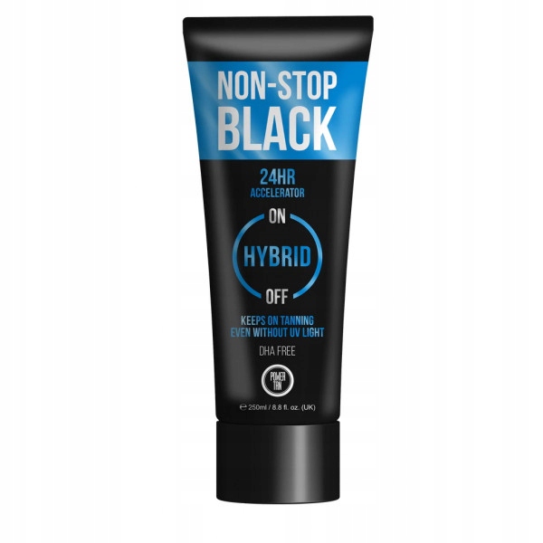 Power Tan Non Stop Black hybrydowy akcelerator przyspieszacz opalenizny