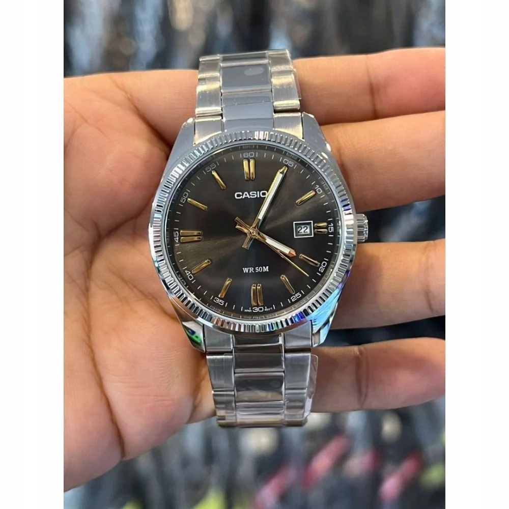 ZEGAREK MĘSKI CASIO MTP-1302D-1A2 (zd072b) + BOX Funkcje Datownik Wodoszczelny