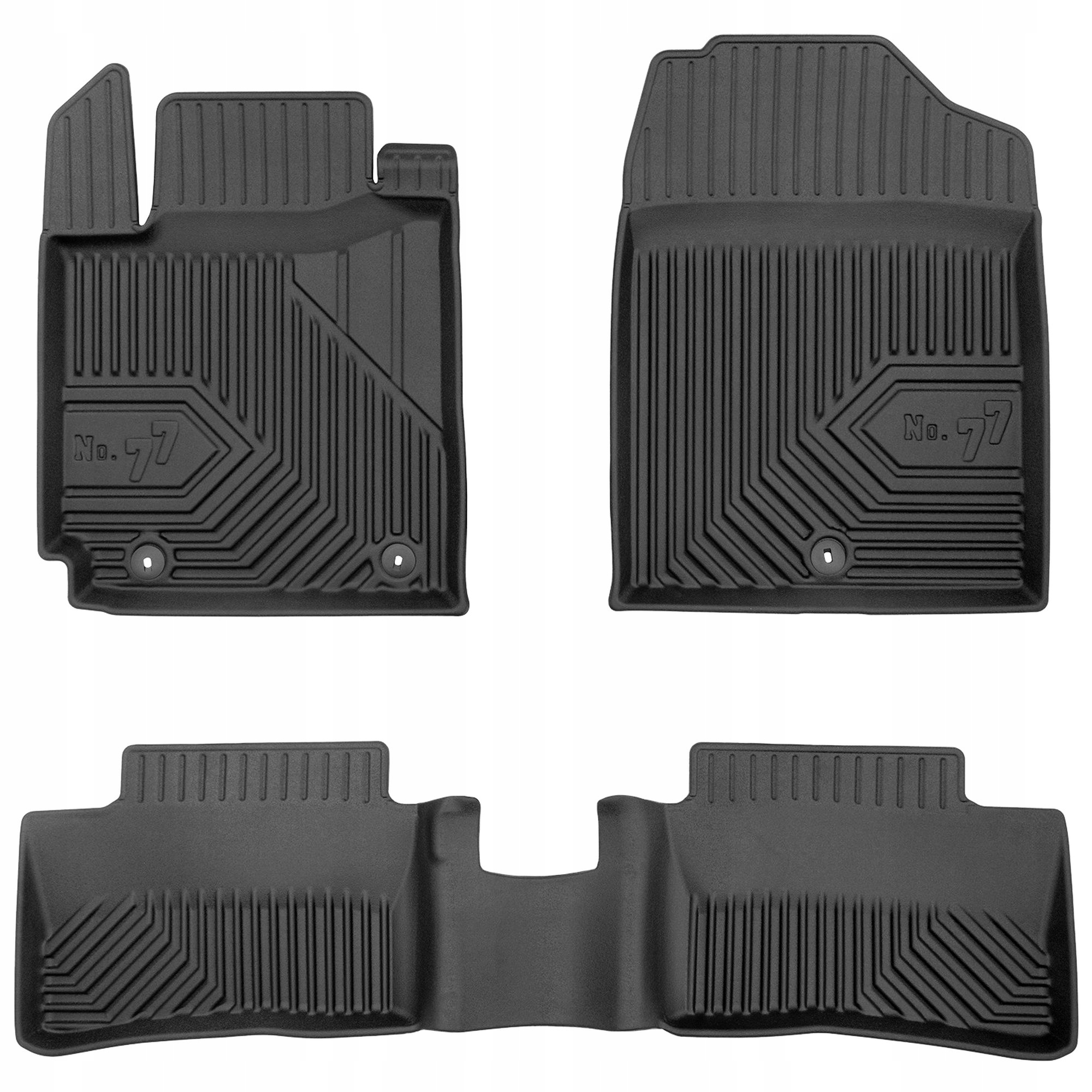 Dywaniki gumowe No.77 Kia Picanto II 2011-2017