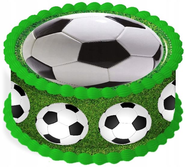 oplatek na dort 14 cm Sport Fotbal Narozeniny