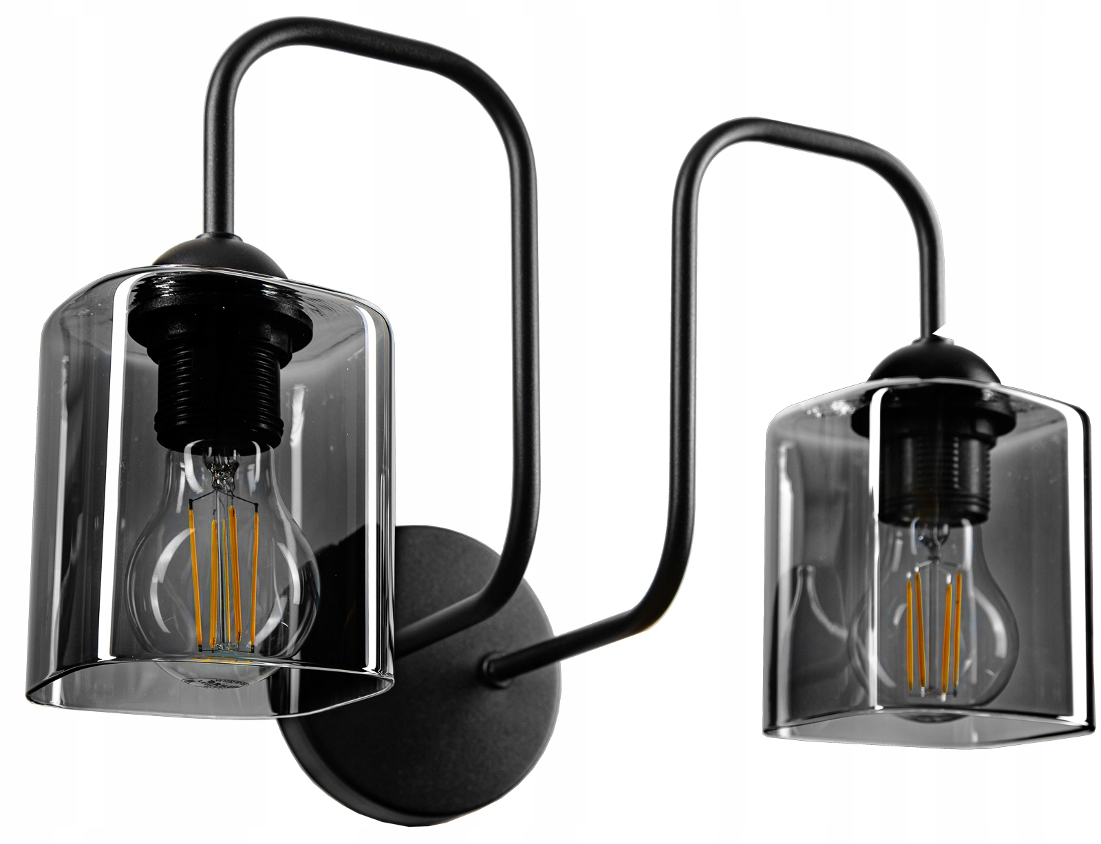 

Nowoczesna Szklana Lampa Ścienna Kinkiet Loft Led
