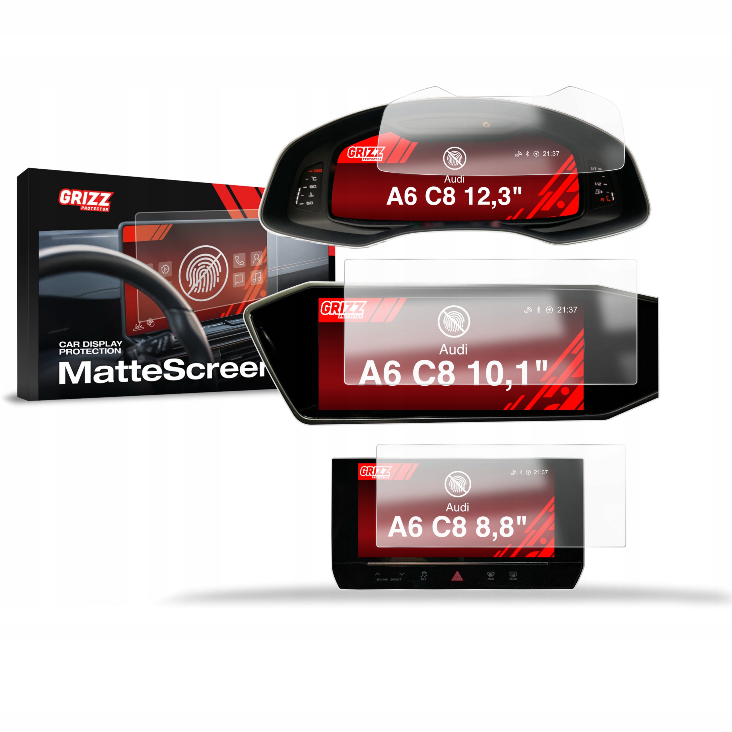 3w1 Folia Antyodciskowa do Audi A6 C8 (2018-2024)