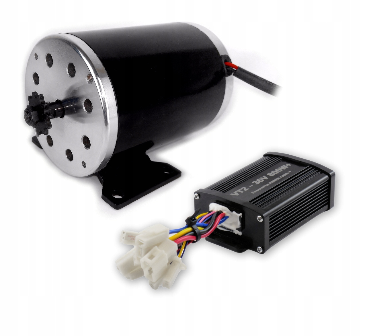 Sada pohonu Motor ovladač DC 36V 800W pro skútr čtyřkolky a motokáry