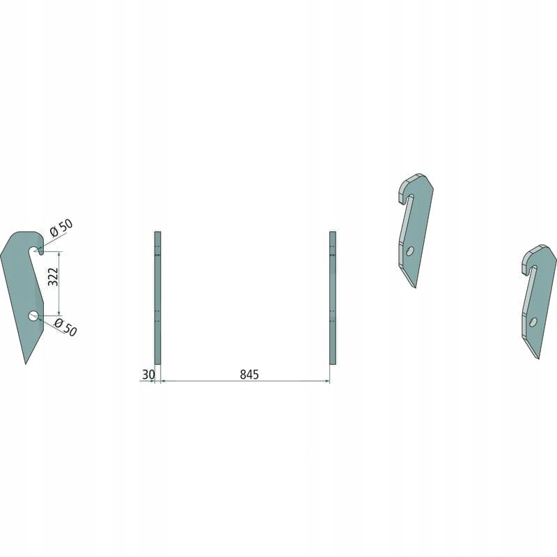 Zestaw elementów wypalanych do Weidemann 4070