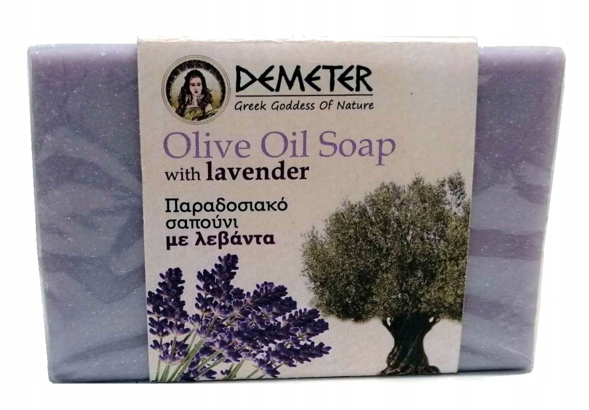 

Naturalne mydło greckie oliwa lawenda 100g Demeter