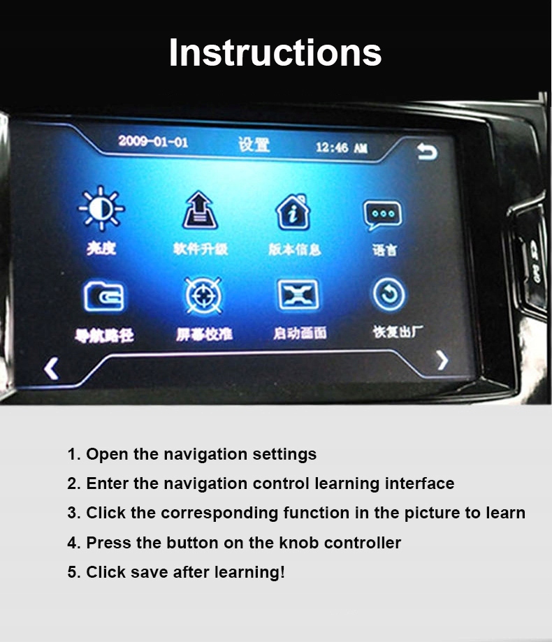 PILOT UNIWERSALNY NA KIEROWNICĘ DO RADIA ANDROID Model SWCBUTTON