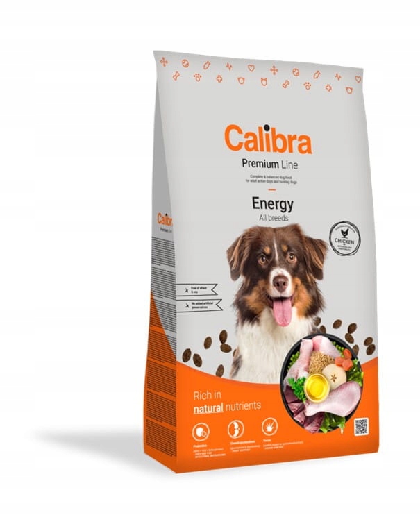 Levně Calibra Dog Premium Adult pro aktivní psy Energy 12 kg
