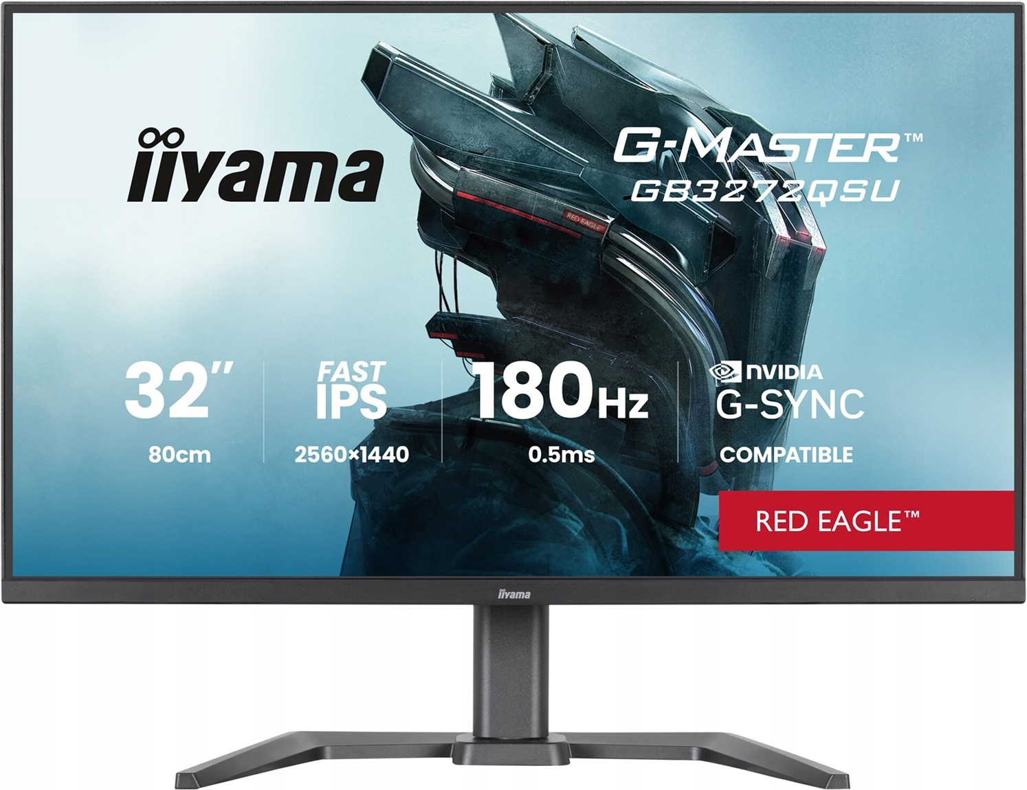 Monitor iiyama G-Master GB3272QSU-B1 Red Eagle 32" Ips Wqhd Led 180Hz