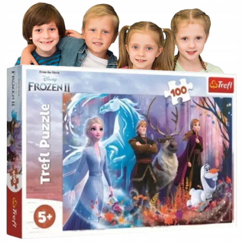 

Puzzle dla 5 Latki Kraina Lodu 100el dla Dzieci