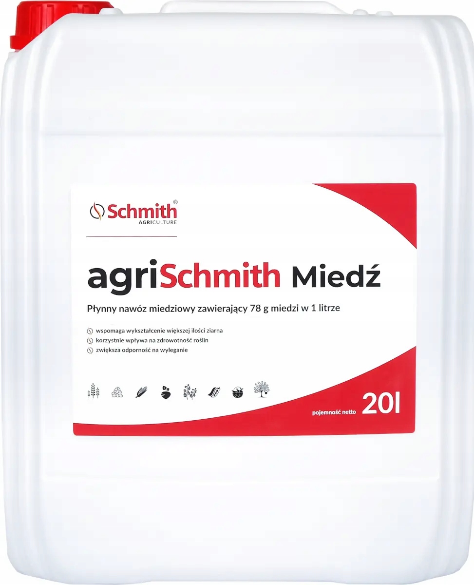 Měděné hnojivo pro zemědělství 20l tekuté Schmith