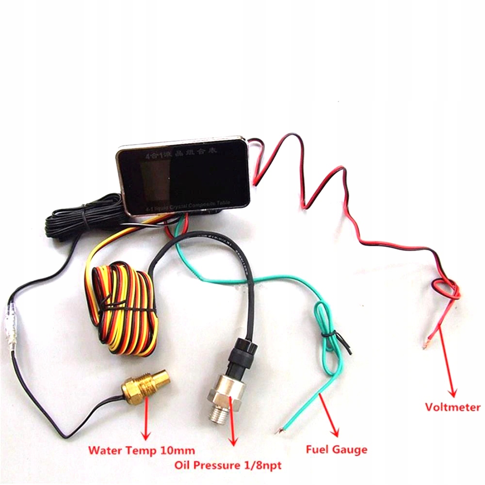 WSKAŹNIK LCD TEMPERATURY CIŚNIENIA OLEJU WOLTOMIER EAN (GTIN) 6974868081713